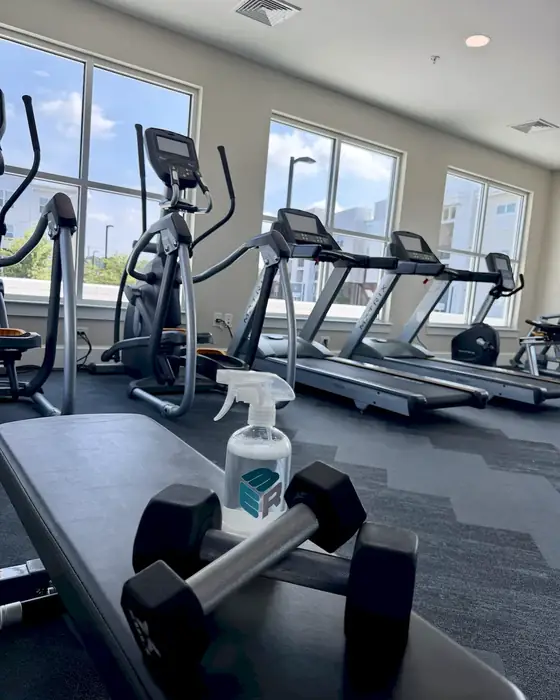 Fitness center cleaning