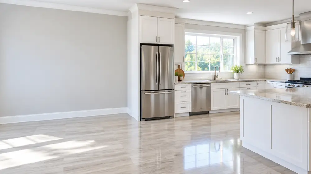 A spotless kitchen